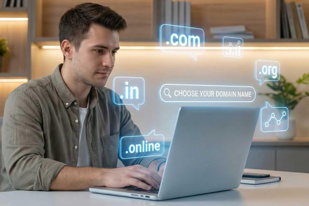 buying first domain name